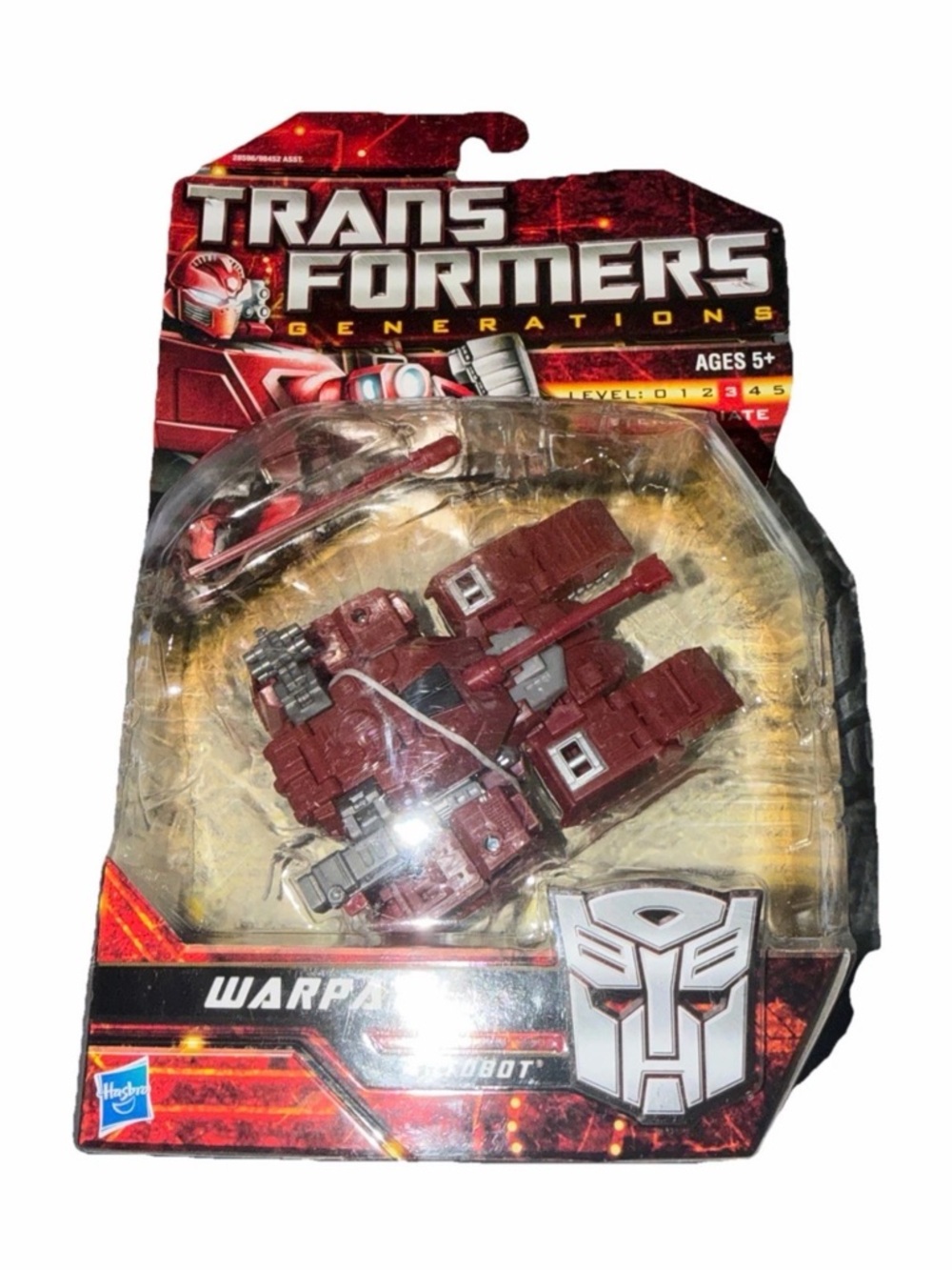 Hasbro Transformers Warpath Action Figure - Red